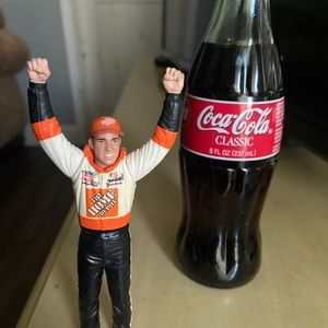 Tony Stewart figurine and Tony Stewart Coca Cola